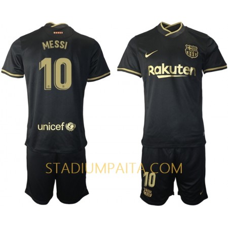 Virallinen pelipaita FC Barcelona Lionel Messi 10 Vieras 2020-21 Lyhythihainen - Lasten( + Lyhyet housut ) Virallinen pelipaita FC Barcelona Lionel Messi 10 Vieras 2020-21 Lyhythihainen - Lasten( + Lyhyet housut )